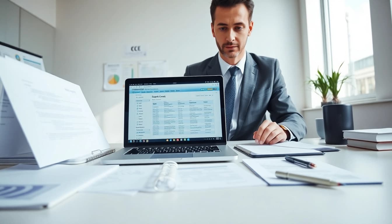 Consultant managing registration and certification in Federal databases for federal contracts.