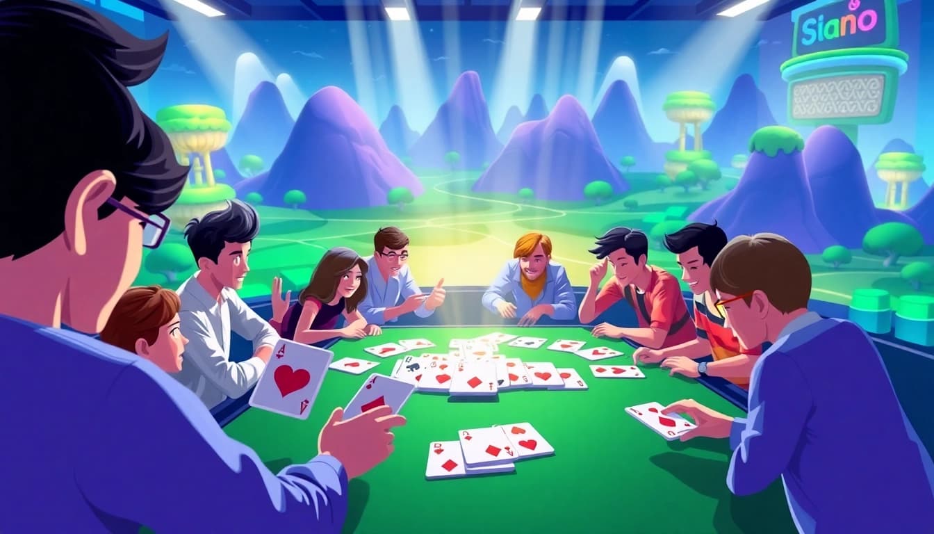 Engaged players enjoying Yono Rummy in a vibrant online gaming interface.