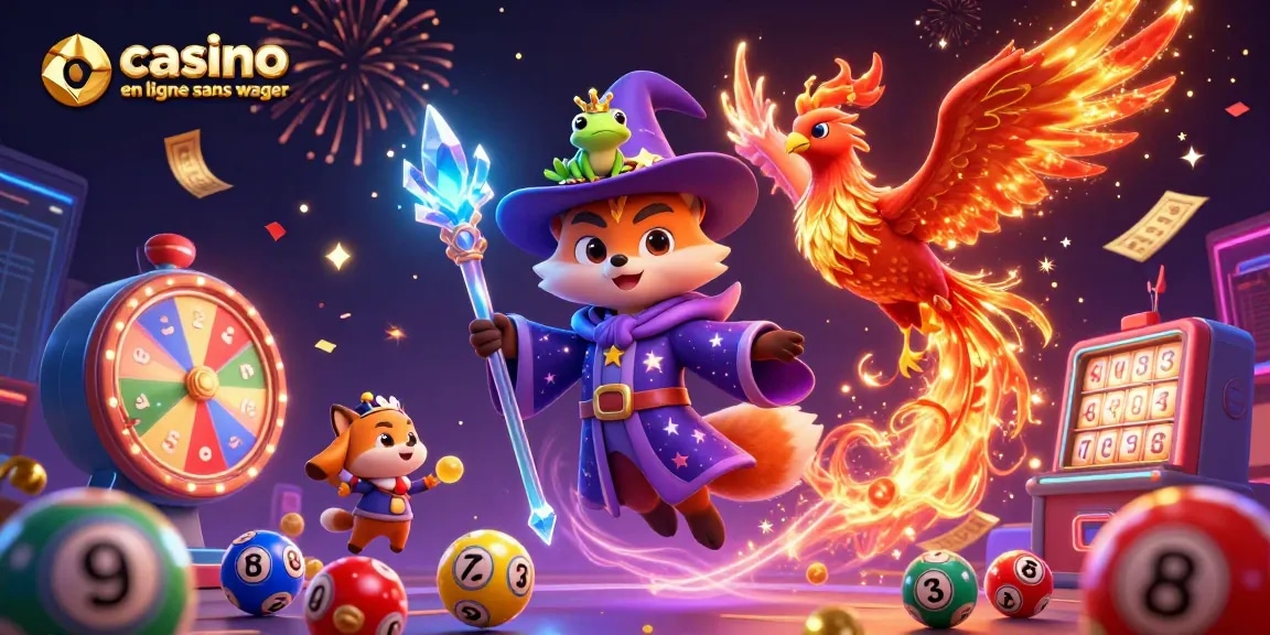 Profitez des jeux dans un casino en ligne sans wager avec des bonus attractifs et des festivités.