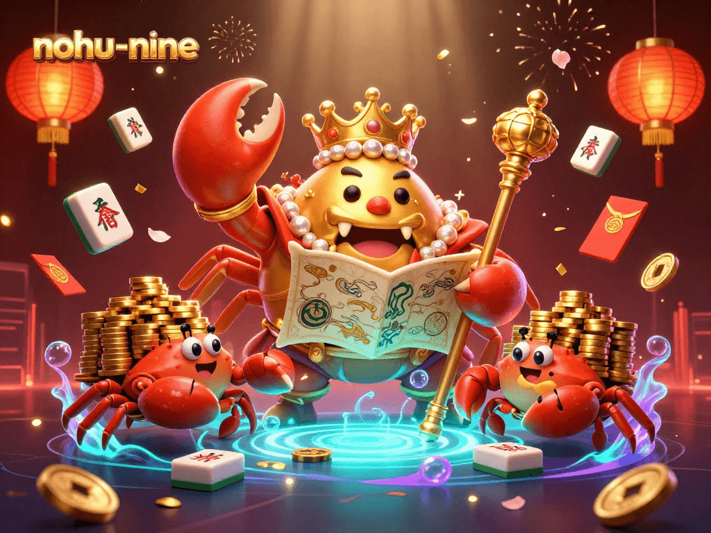 Engage in thrilling nohu-nine gameplay as the golden crab emperor leads a dynamic casino adventure.
