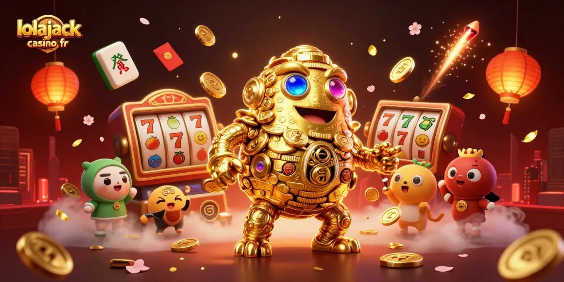 Jouez avec joie sur lolajack casino fr, où un golem doré et des machines à sous scintillantes prennent vie.