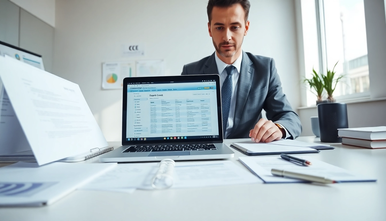 Consultant managing registration and certification in Federal databases for federal contracts.