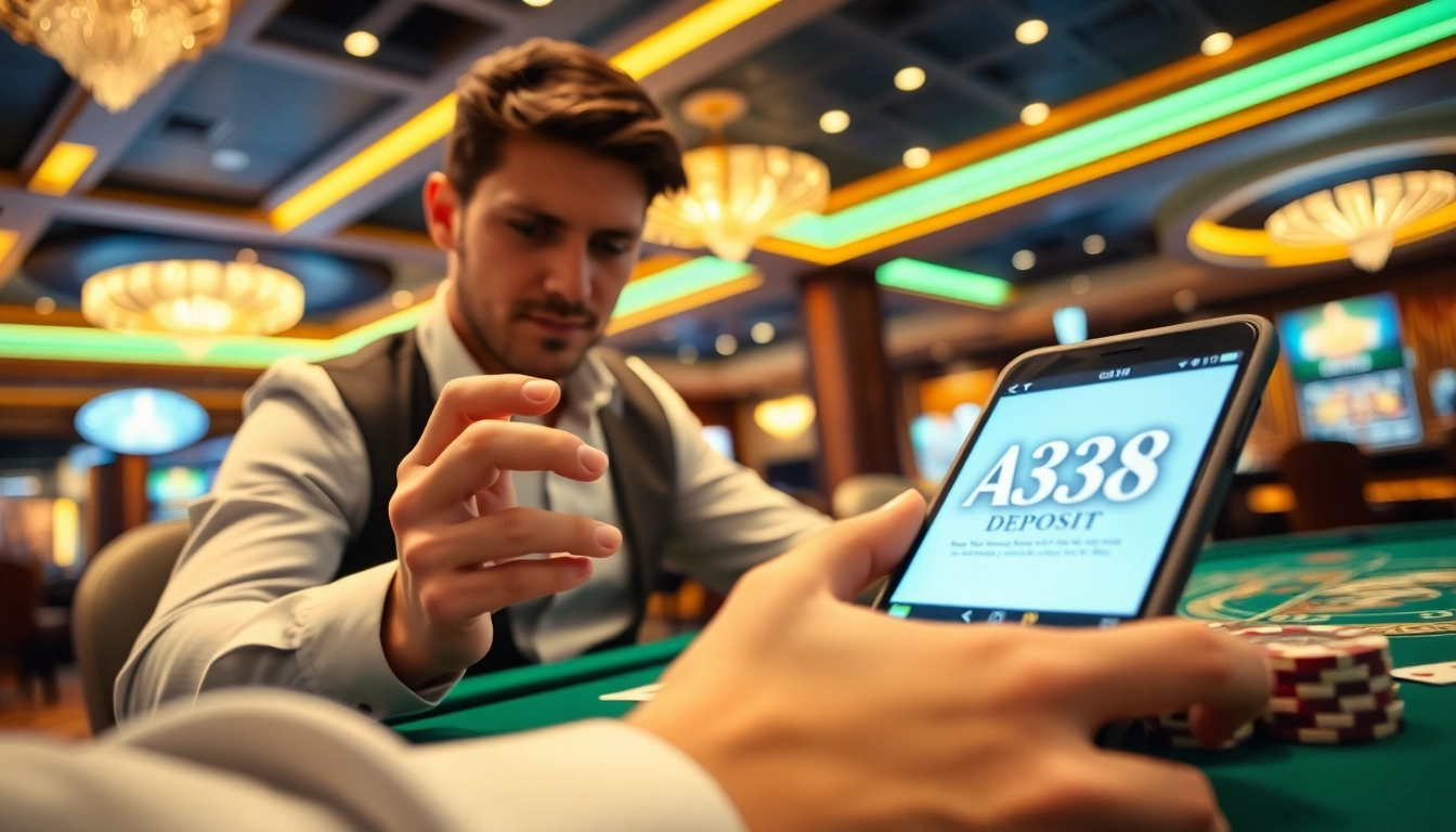 Engage in an as38 deposit online while enjoying a vibrant casino atmosphere.