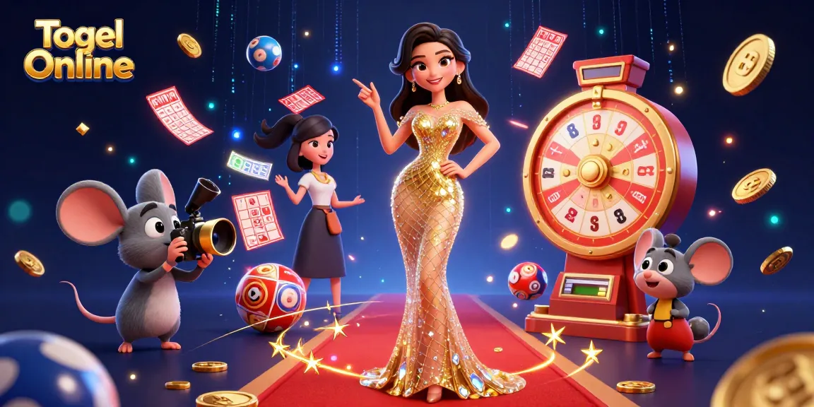 Engage with Togel Online in this vibrant and dynamic lottery scene showcasing excitement and winning possibilities.
