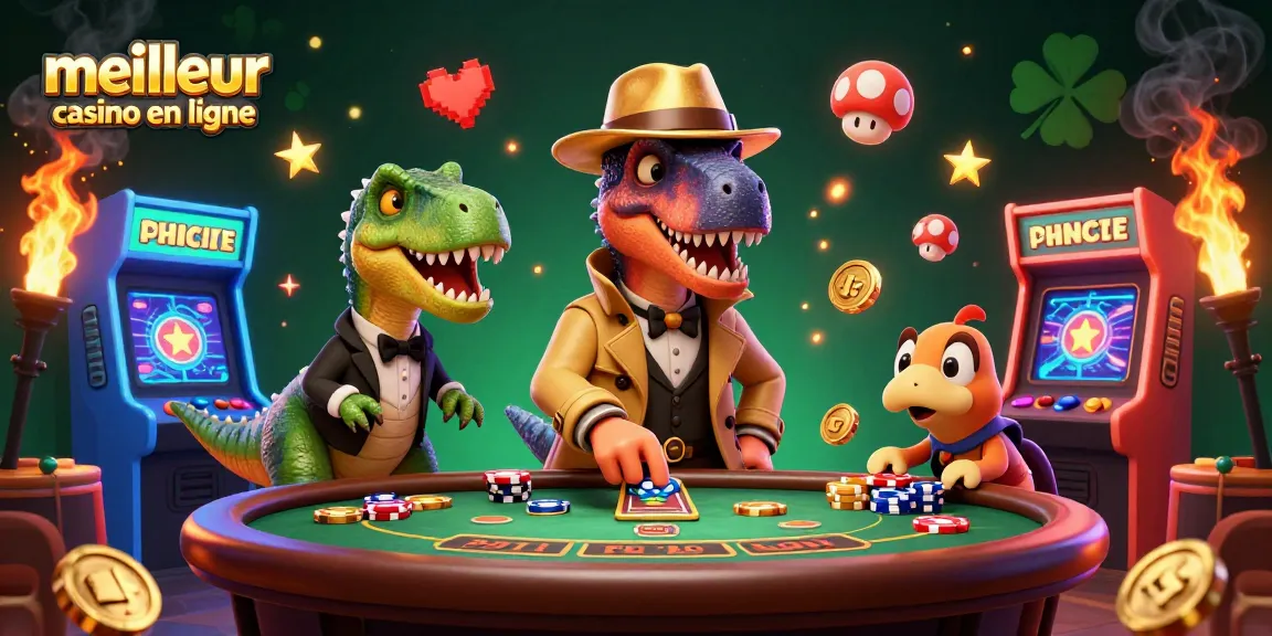 Vivez l'intensité du meilleur casino en ligne avec ce visuel dynamique et coloré.