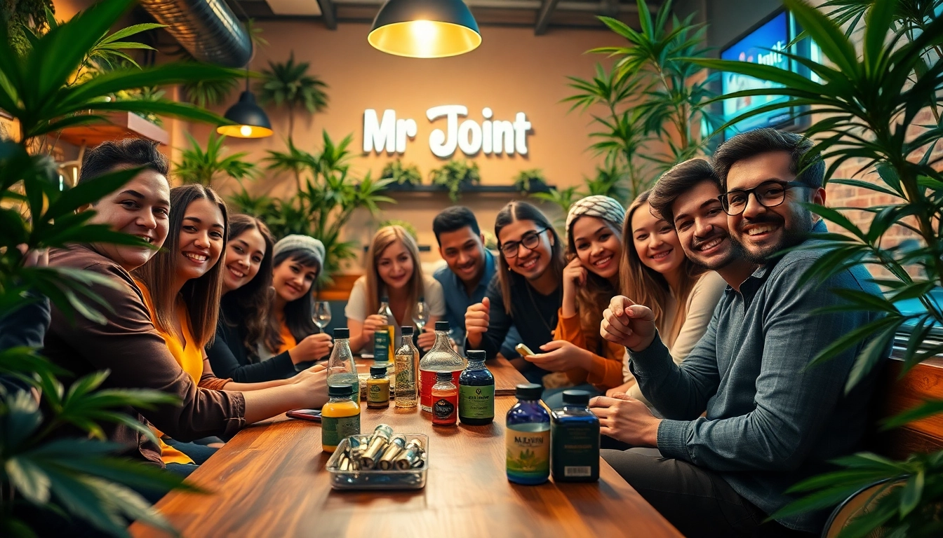 Gather at Mr Joint weed Club Madrid: with friends enjoying cannabis in a cozy atmosphere.