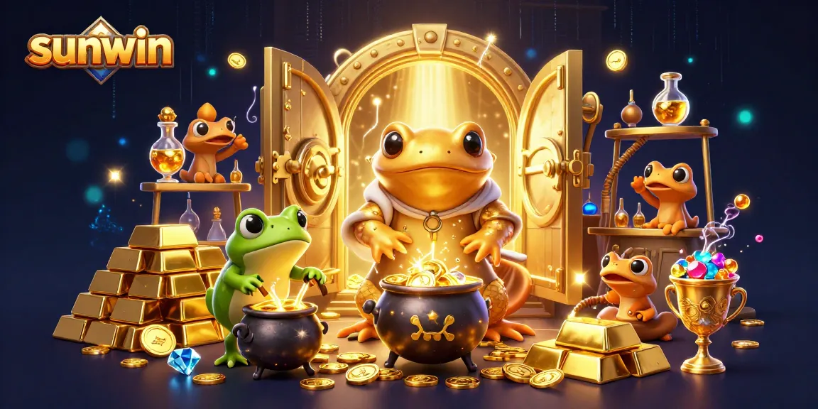 Engage in thrilling casino games at sunwin with golden treasures, dynamic characters, and magical elements.