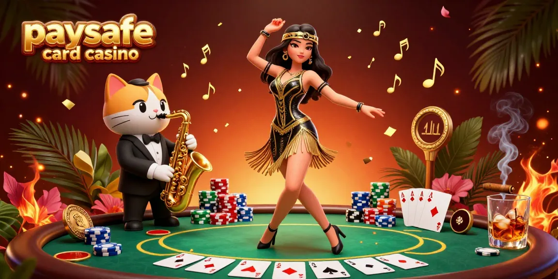 Erleben Sie den Nervenkitzel des Paysafe Card Casinos mit dynamischen Spielelementen und lebhaften Charakteren.