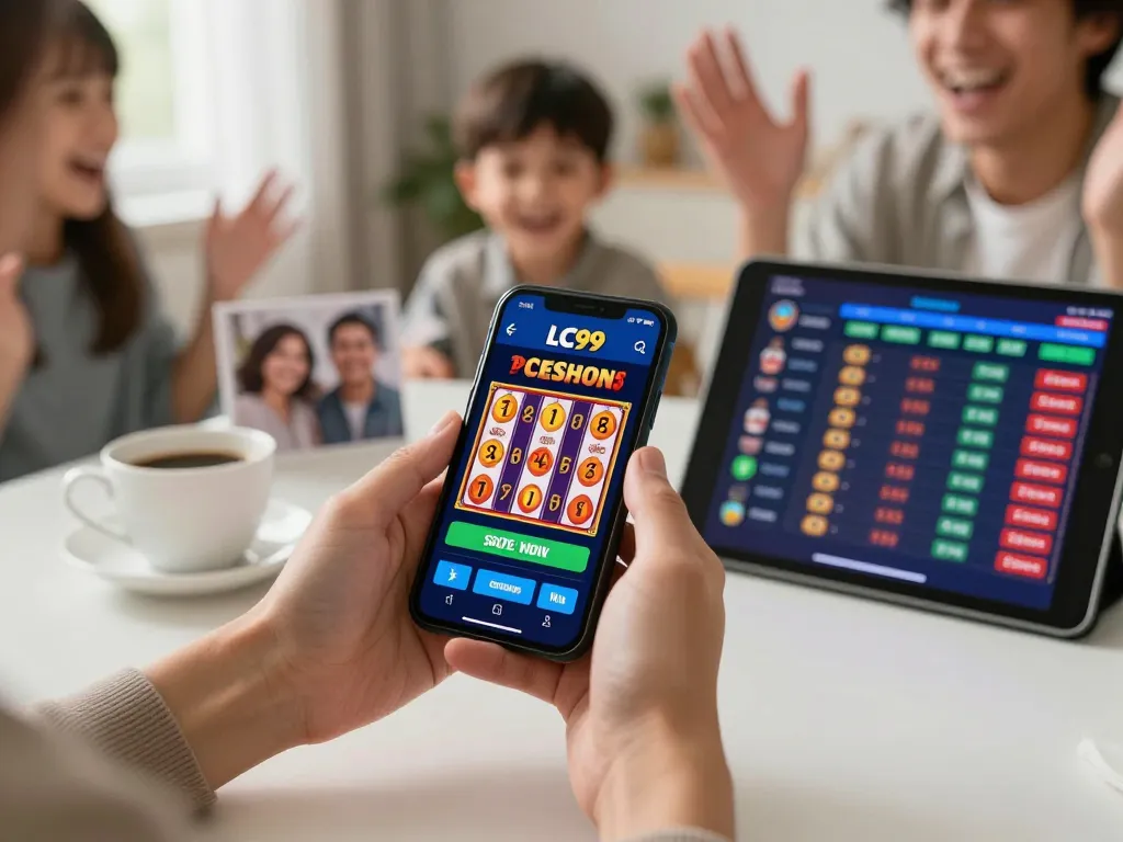 Play the LC99 mobile casino app while enjoying a relaxing home environment.