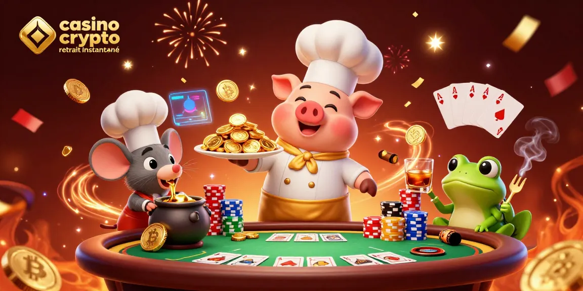 Jouez au casino crypto retrait instantané et recevez vos gains en quelques minutes, entouré d'éléments de jeux excitants.