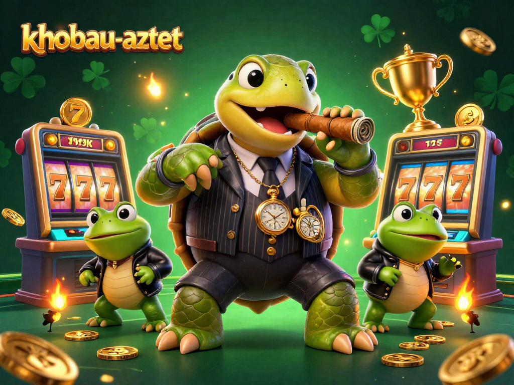 Engage with khobau-aztec as characters experience thrills of casino gaming amidst gold coin excitement.