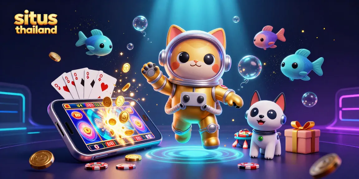 Situs Thailand engages players through an immersive slot game experience with colorful spinning reels and rich rewards.