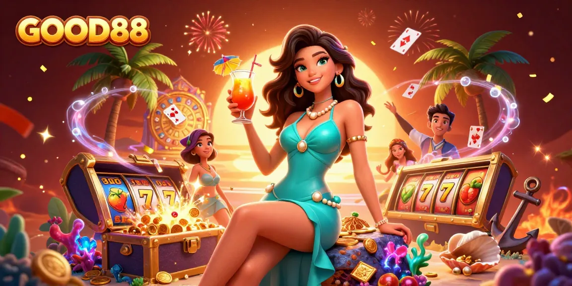 Experience the excitement of winning at GOOD88 with wonders and glamour in a vibrant casino setting.