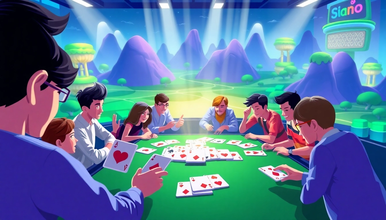 Engaged players enjoying Yono Rummy in a vibrant online gaming interface.