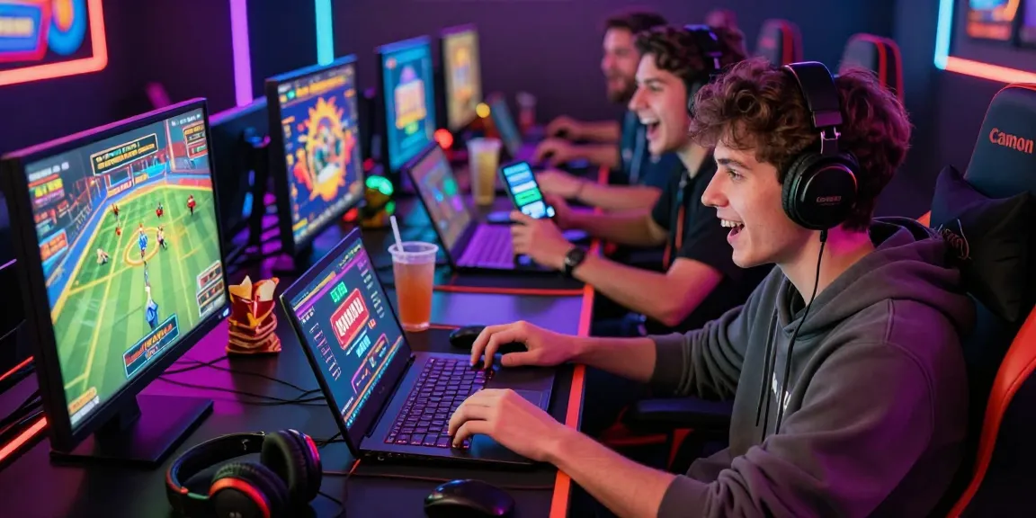 An engaging online gaming experience at https://xx88.se.net/ with players immersed in gaming activities, showcasing excitement and community in a vibrant atmosphere.