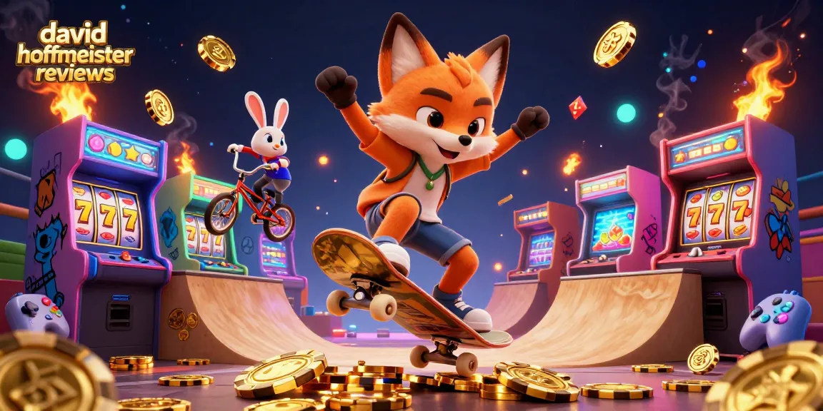 Engage with the vibrant world of david hoffmeister reviews, showcasing thrilling casino action in a dynamic 3D illustration.