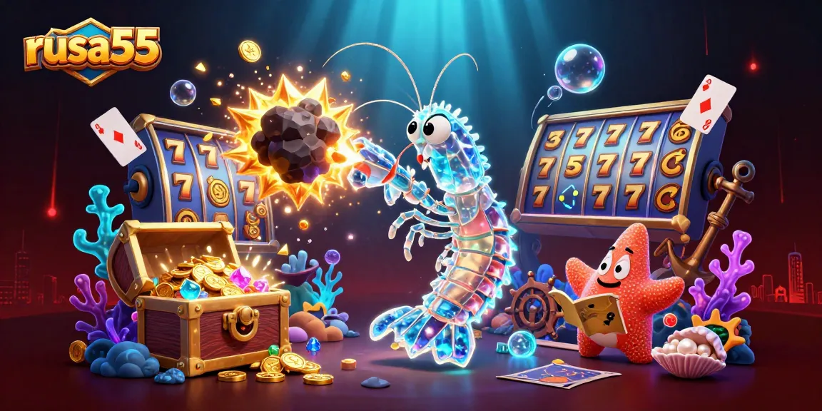 Play to win with rusa55 in a vibrant, dynamic online casino scene bursting with treasure and excitement.