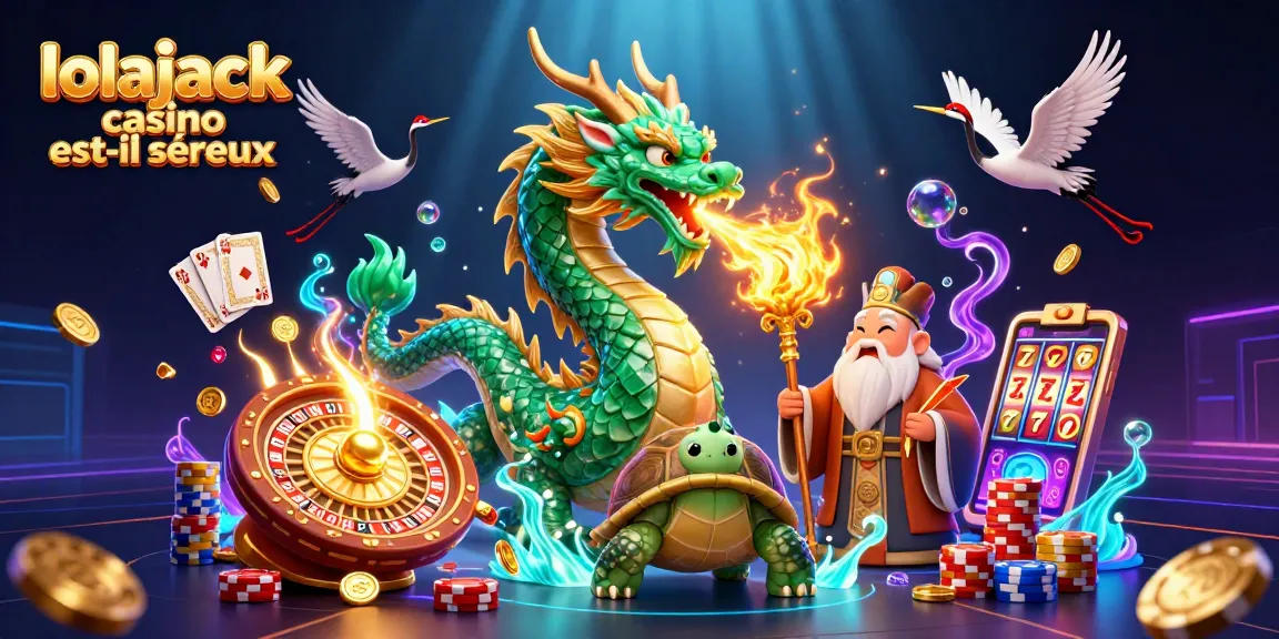 Engage in epic gaming at lolajack casino est-il sérieux with dragons, golden coins, and vibrant characters.