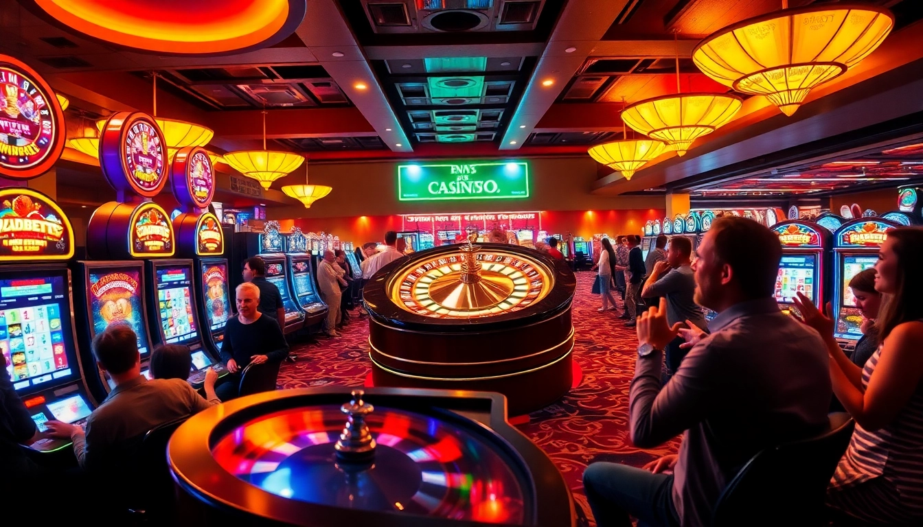 Experience excitement at a Non gamstop Casino Uk with lively gaming scenes and festive atmosphere.