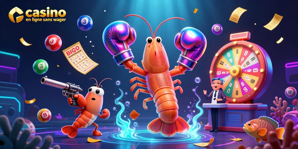 Les joueurs profitent d'un casino en ligne sans wager avec des superbes illustrations de créatures marines et de loteries