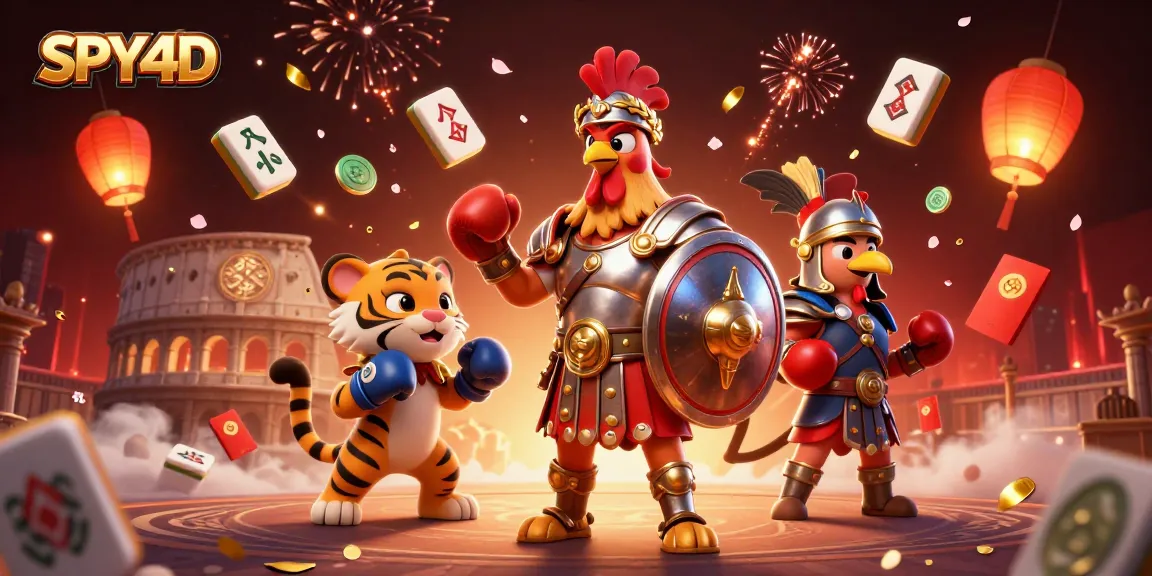 SPY4D memberikan pengalaman bermain dengan gladiator ayam dalam arena, penuh dengan keberuntungan.