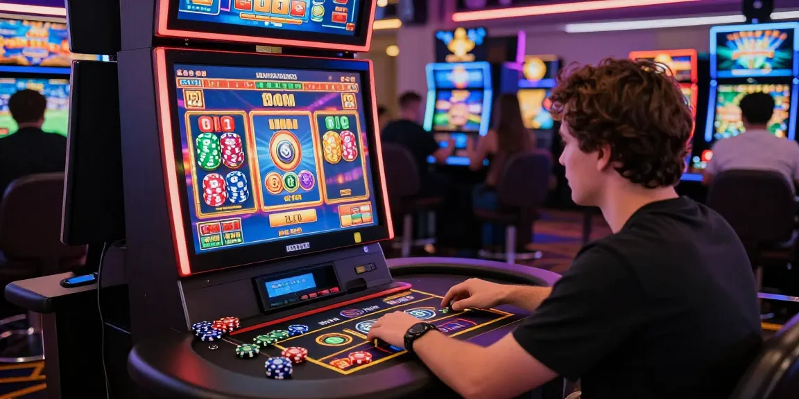 Exciting online slot gaming experience with animated graphics.