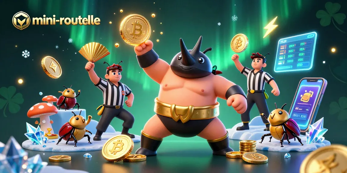 Experience mini-roulette excitement with dynamic gameplay and vibrant cryptocurrency elements.