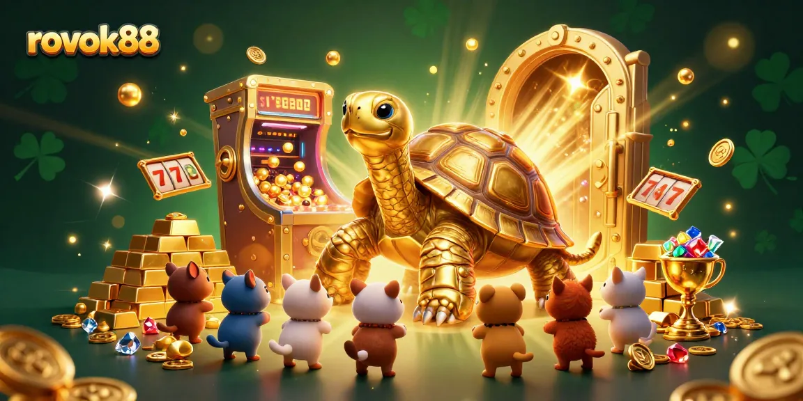 Experience winning thrills at rokok88 with giant treasures and dynamic gaming elements in a vibrant casino atmosphere.