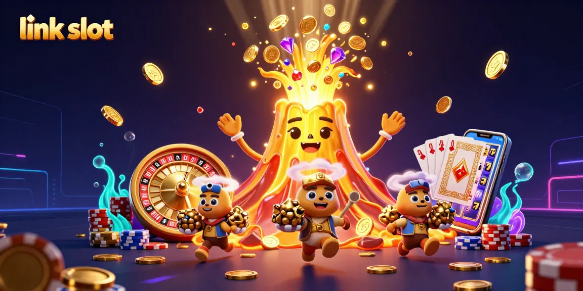 Spin through exciting winning chances on link slot surrounded by dazzling treasures!