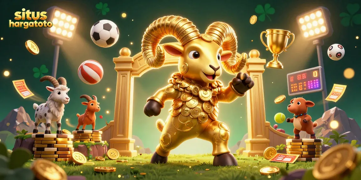 Experience the thrill of situs hargatoto with golden ram, sports elements, and dynamic gameplay!