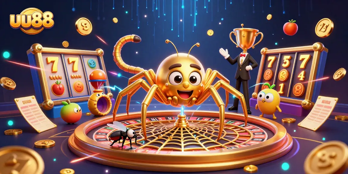 Place bets on the exciting world of uu88 with this vibrant casino-themed illustration.