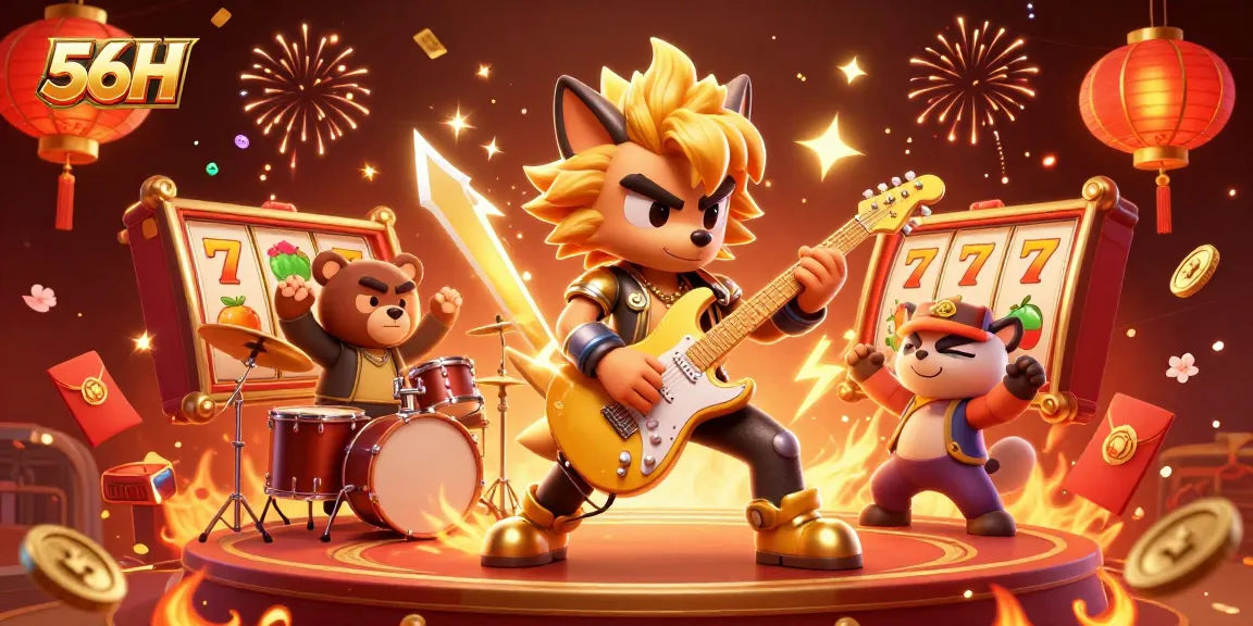 Experience the excitement of 56H with vibrant casino action and dynamic characters.